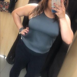 Classy/fancy dark grey bodysuit